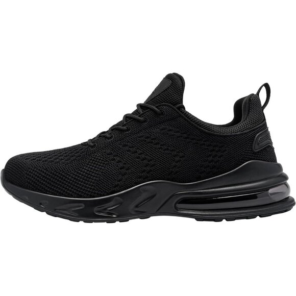 Men's Black Non Slip Water Resistant Trabajo Food Service Chef Kitchen Sneakers - Picture 5 of 6
